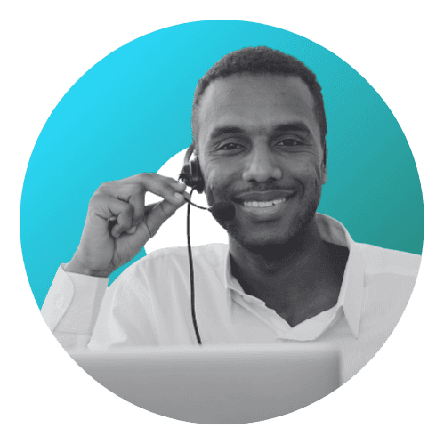 Help Desk Associate Gradient Circle Icon