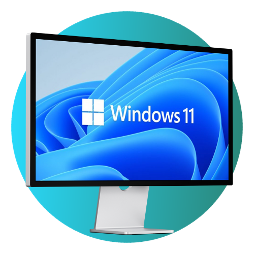 Windows 11 Gradient Circle Icon